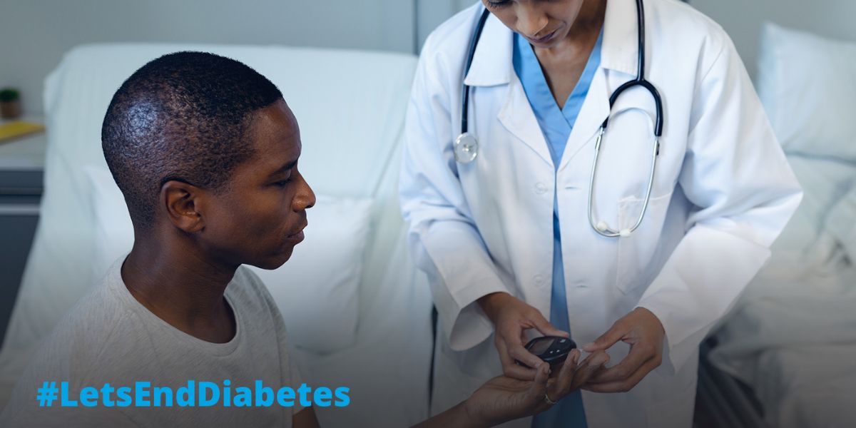 diabetes patient and doctor