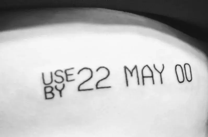 a close up of a tattoo