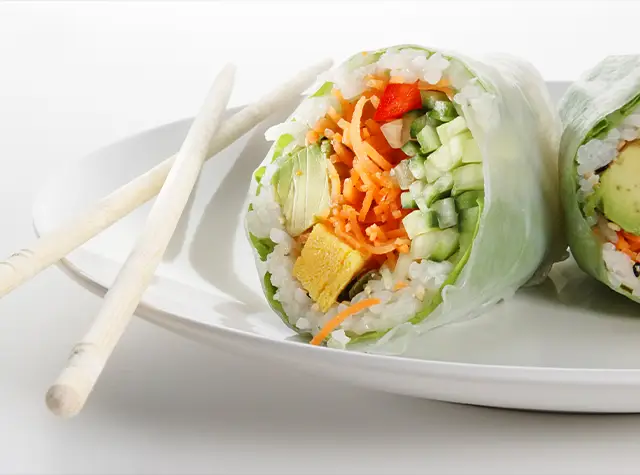 Vegetable spring rolls