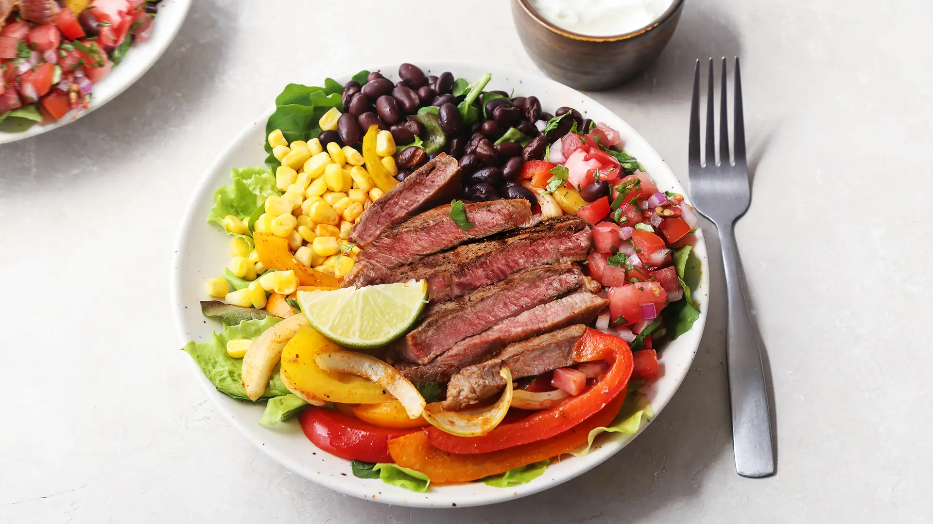 Southwestern steak bowl