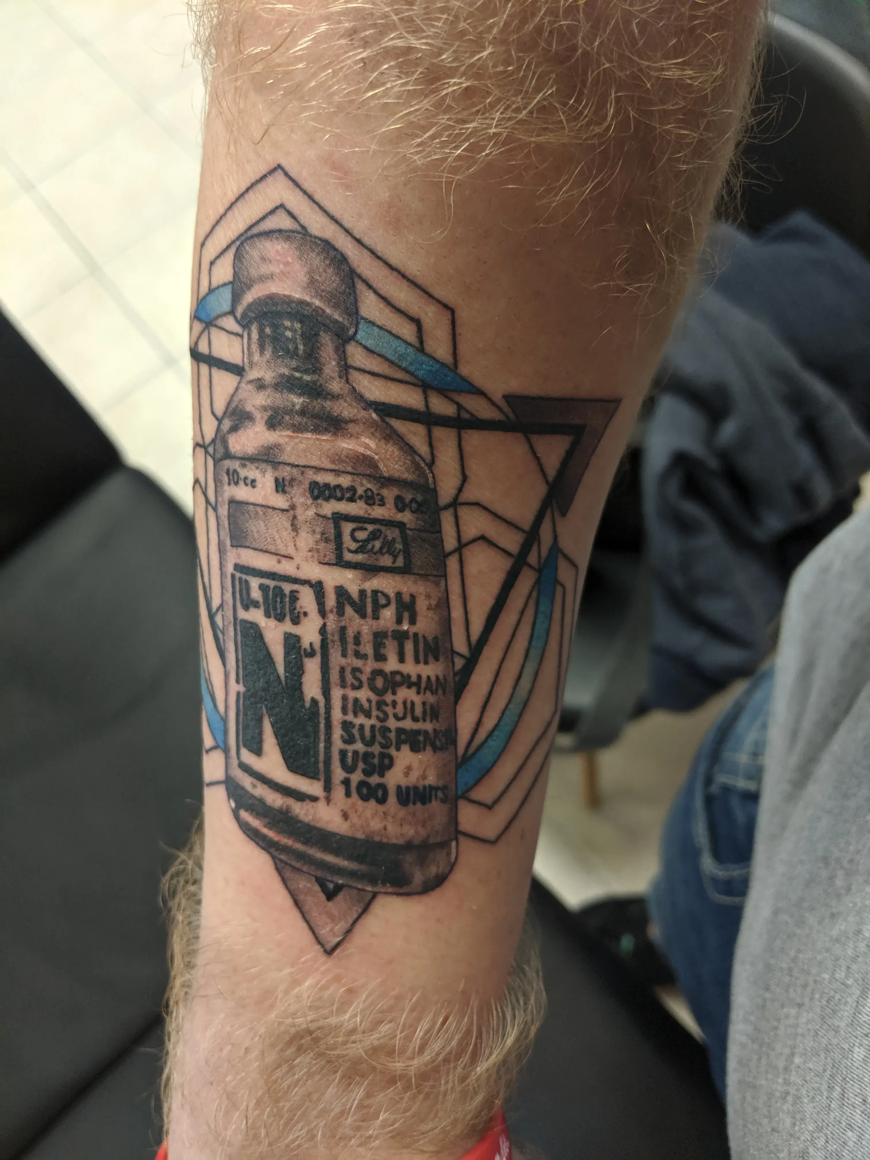 a tattoo on a person's arm