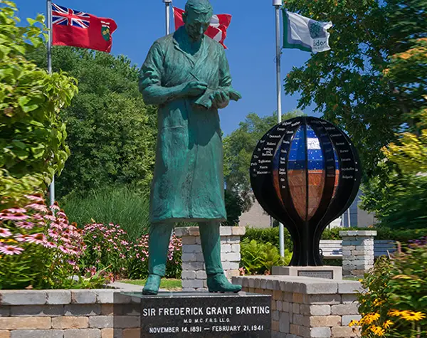 a statue of a man in a robe