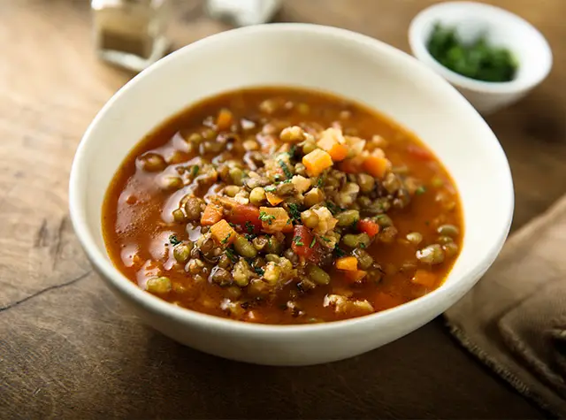 Lentil vegetable soup