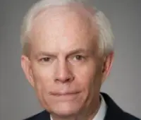 a man with white hair
