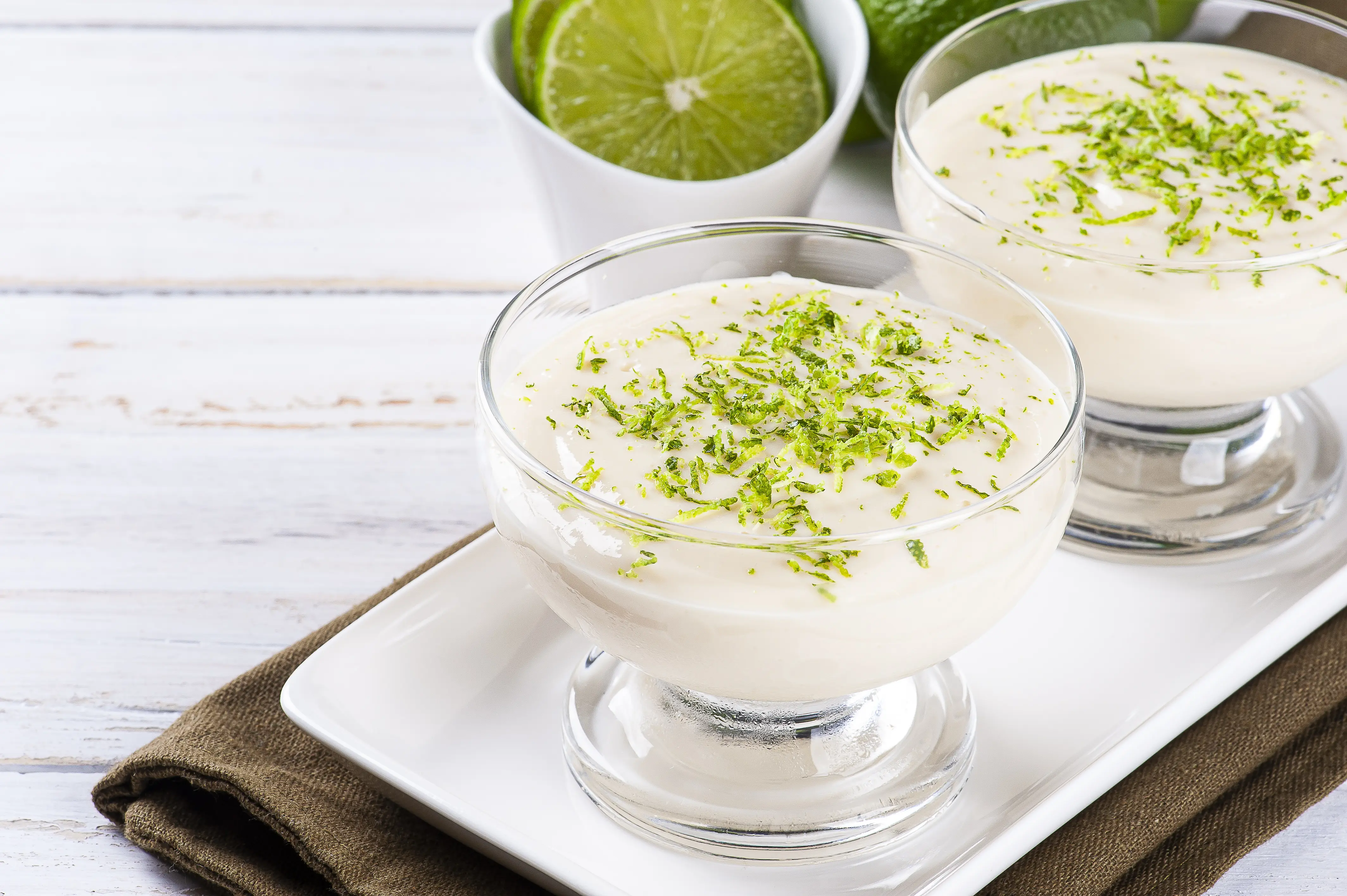 Mango lime mousse