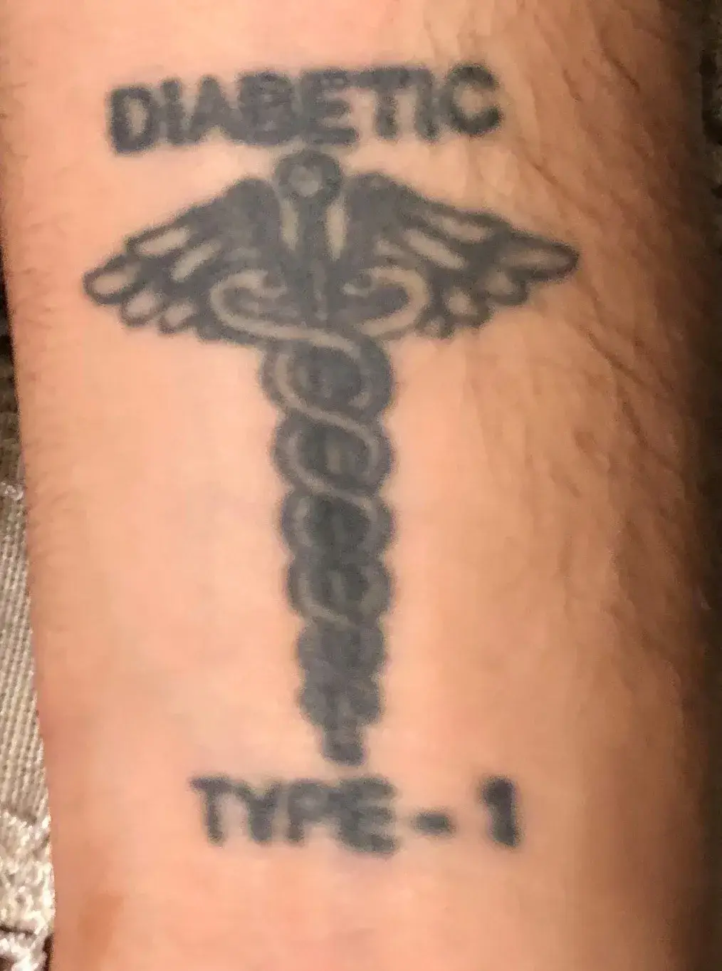 a tattoo on a person's arm