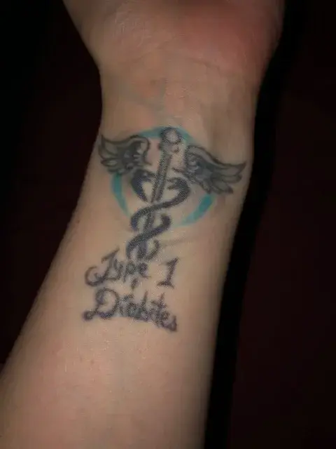 a tattoo on a wrist