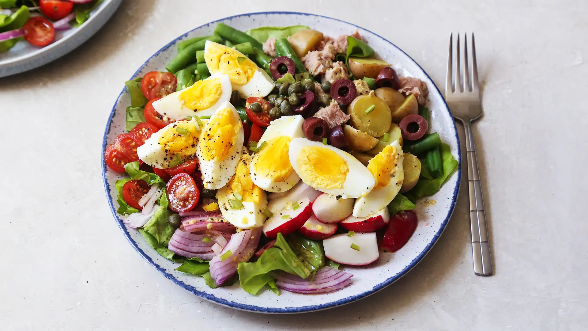 Nicoise salad for two