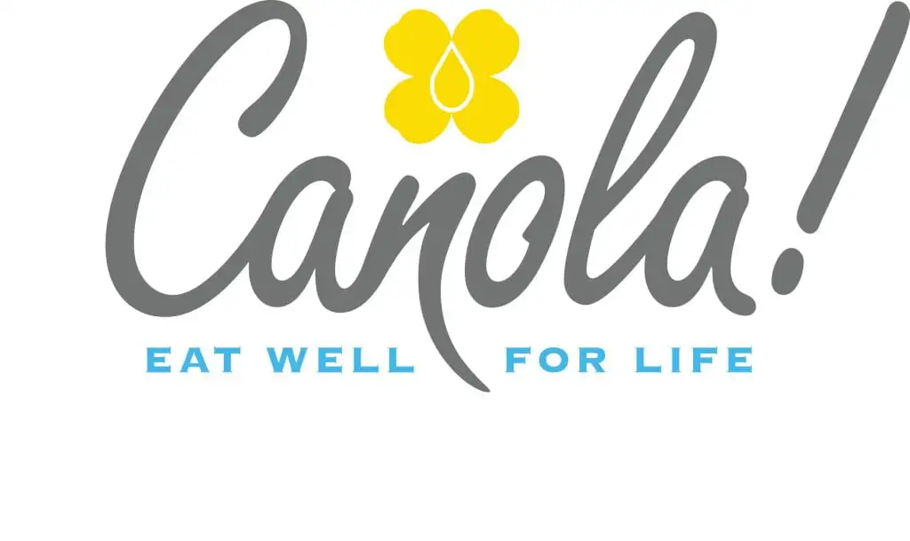 a logo with a yellow flower