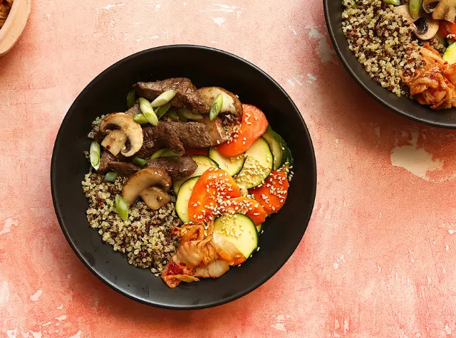 Korean beef bowl for two