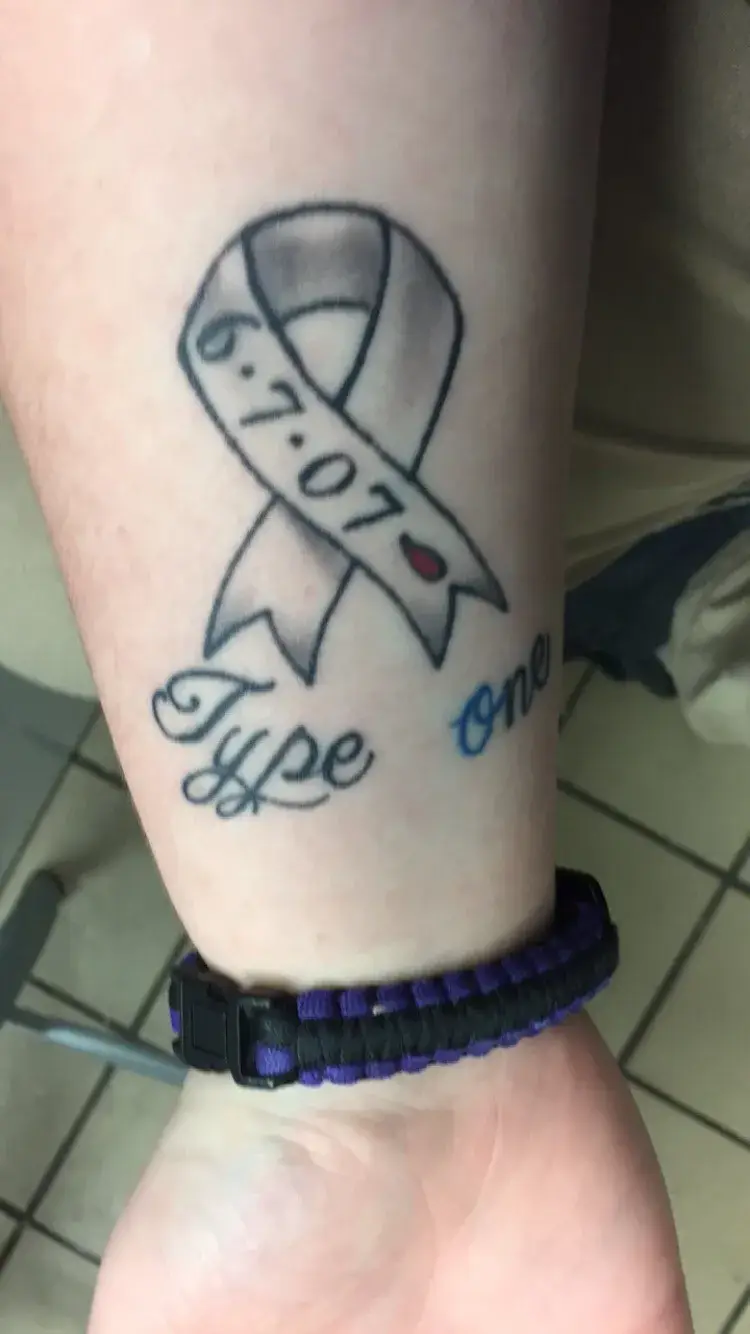 a tattoo on a person's arm