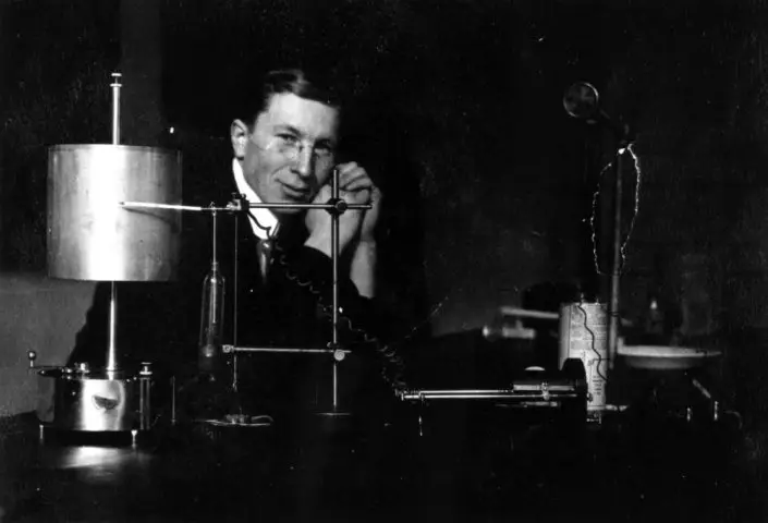 a man sitting at a desk