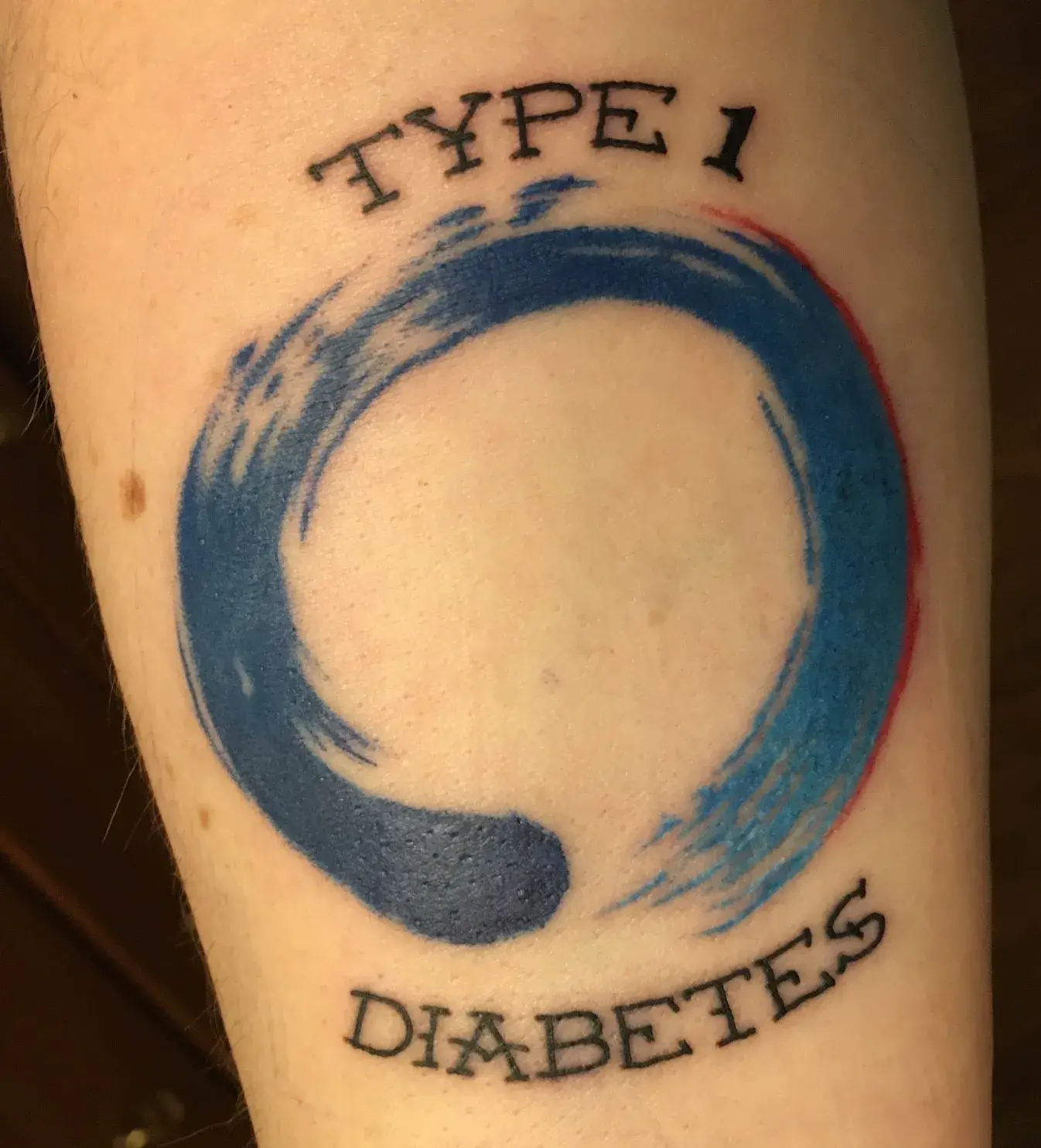 a tattoo on a person's arm