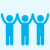 people holding hands icon